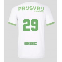 Camisa de Futebol Feyenoord Santiago Gimenez #29 Equipamento Alternativo 2023-24 Manga Curta